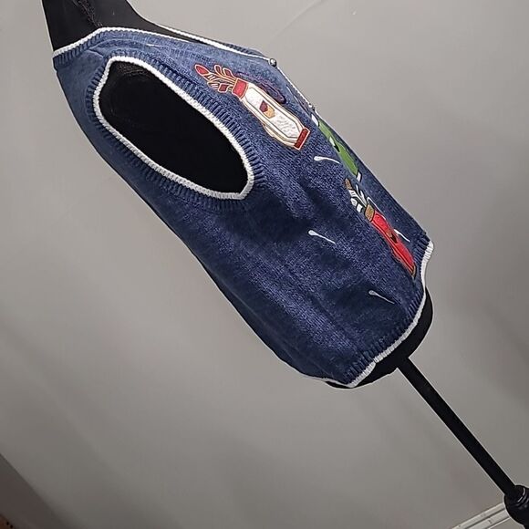 Golfing sweater vests sz M beautiful embroidery - Picture 2 of 7